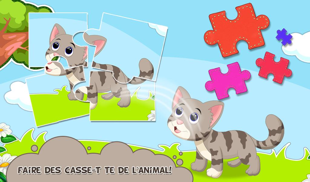 Android application Jigsaw Safari Puzzle For Kids screenshort