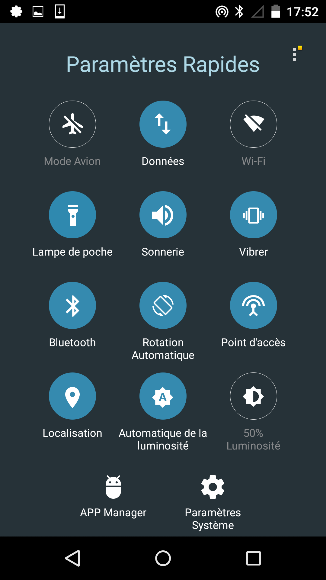 Android application Super Quick Settings Pro screenshort