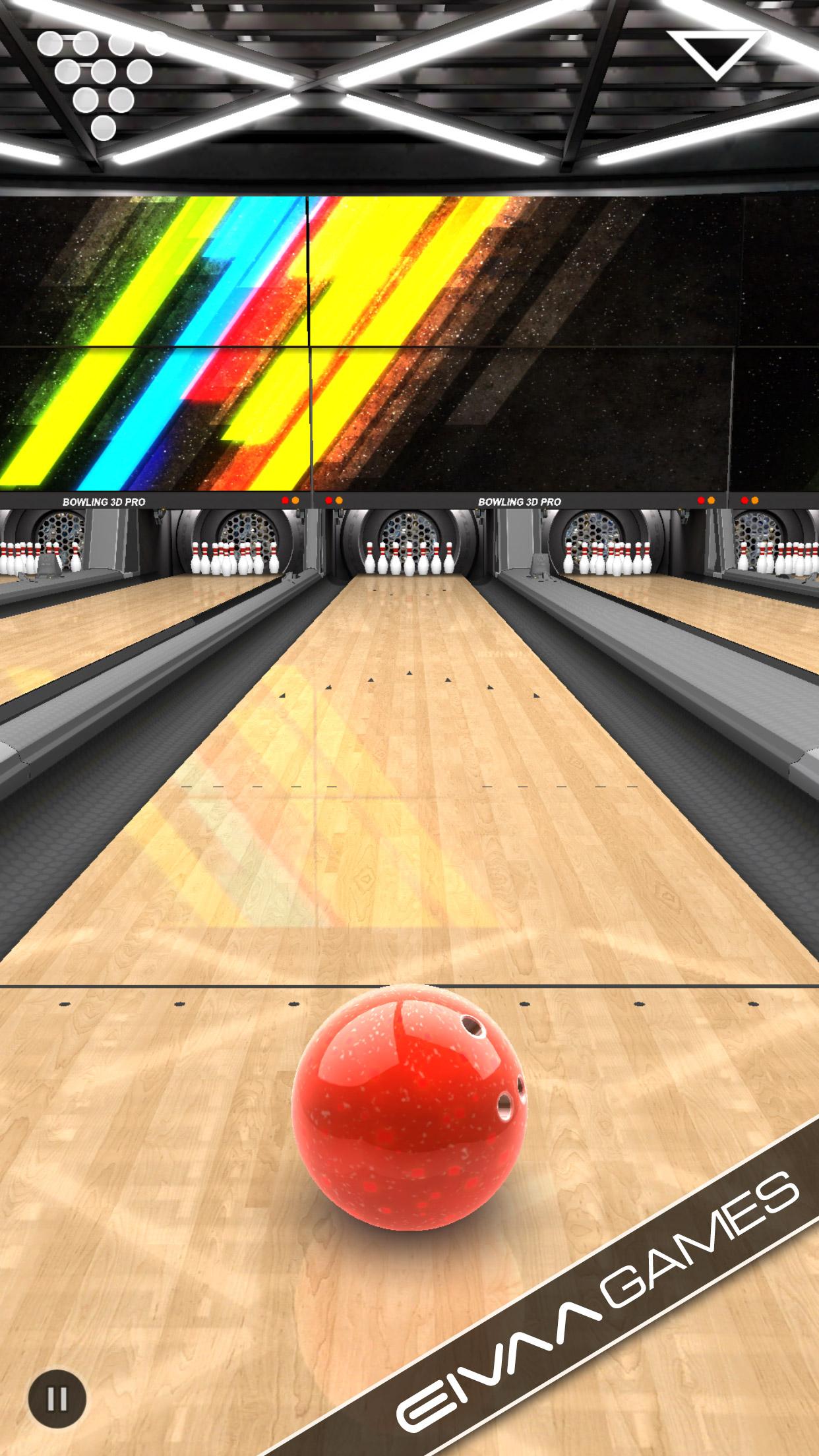 Android application Bowling 3D Pro Plus screenshort