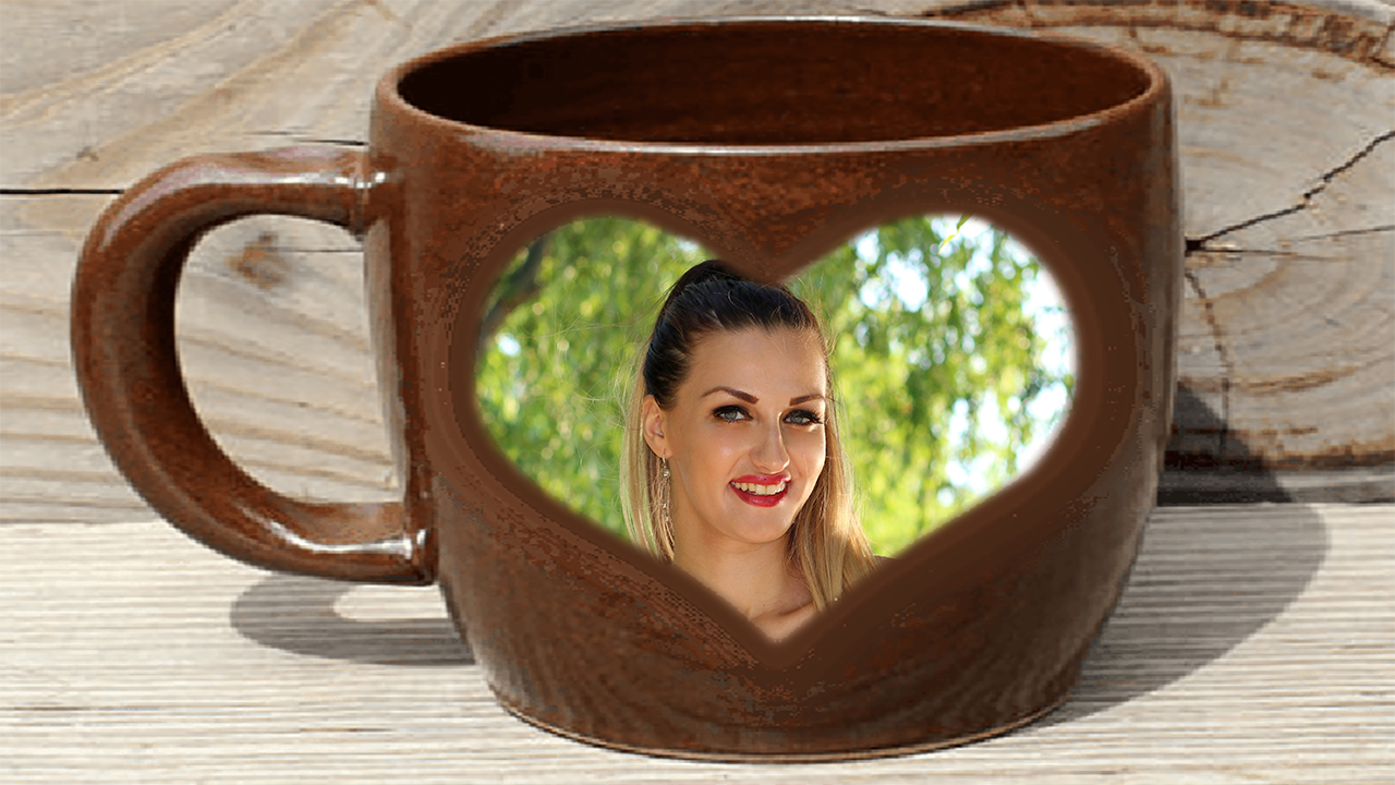 Android application Coffee Cup Photo Frame screenshort