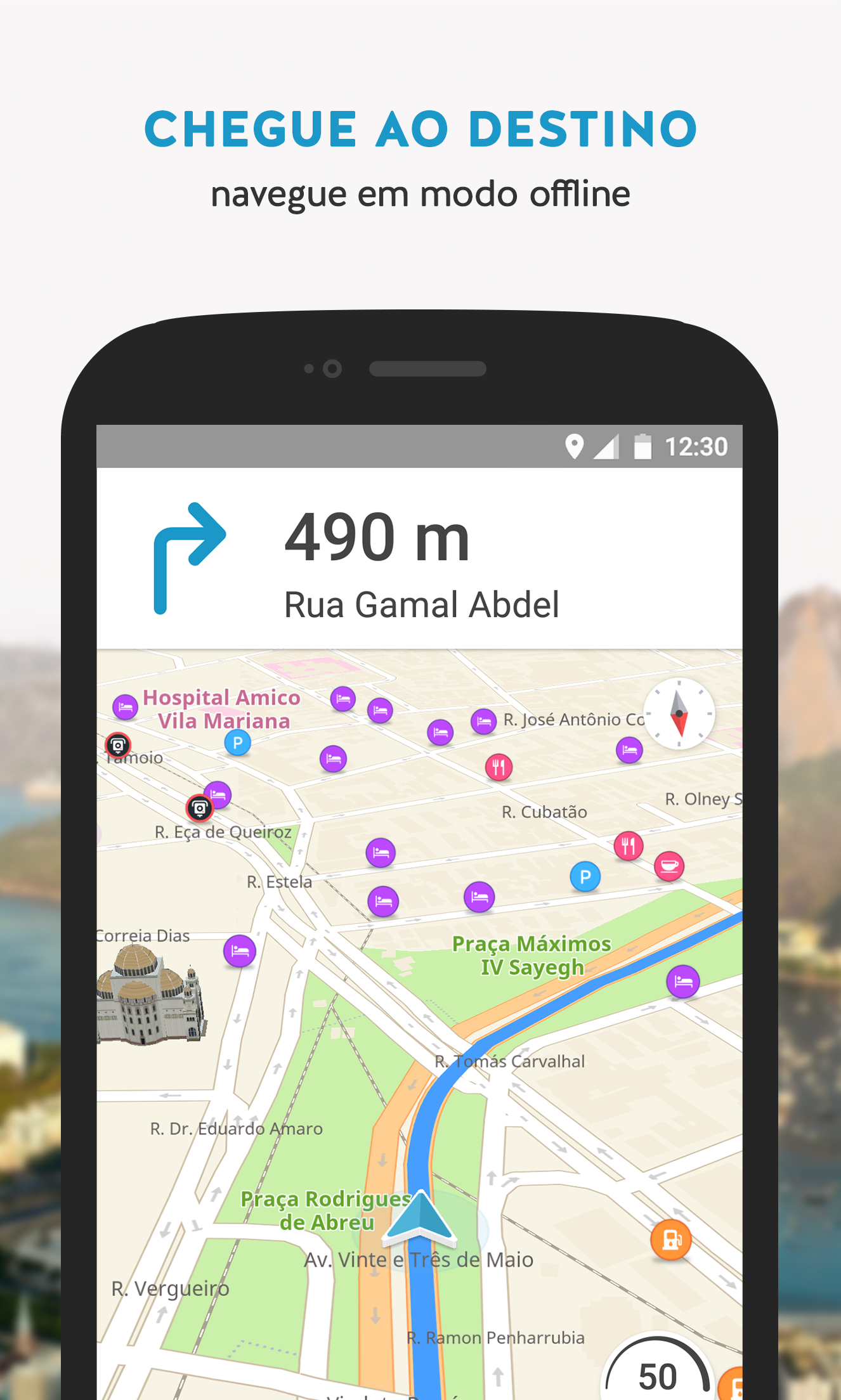 Android application GPS Brasil Offline Navigation screenshort