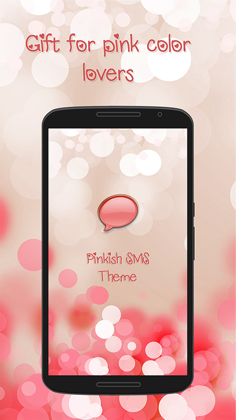 Android application Pink Theme for Suma SMS screenshort