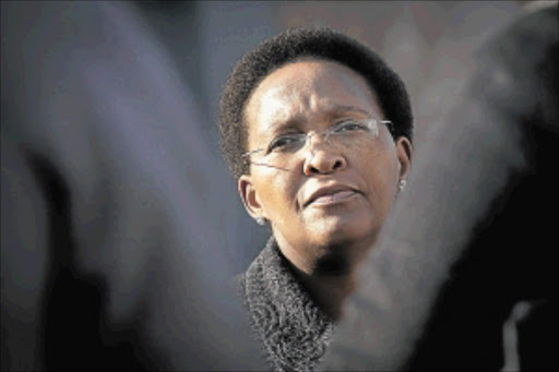 Community safety MEC Faith Mazibuko.