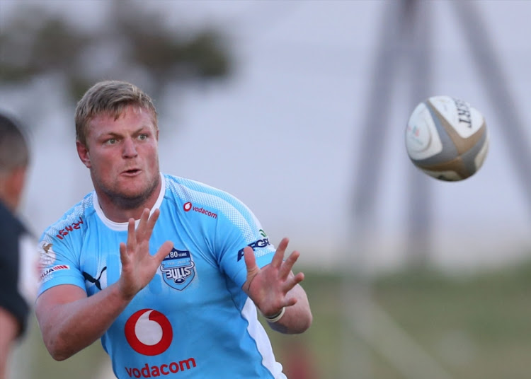 Jano Venter of Blue Bulls during the Currie Cup, Warm Up match between Boland Kavaliers and Vodacom Blue Bulls at Esselen Park Stadium on August 04, 2018 in Worcester, South Africa.