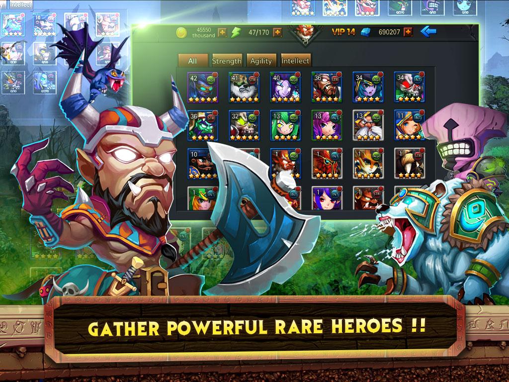 Android application Arcane Heroes screenshort