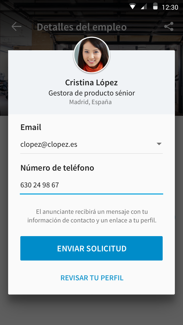 Android application LinkedIn Job Search screenshort