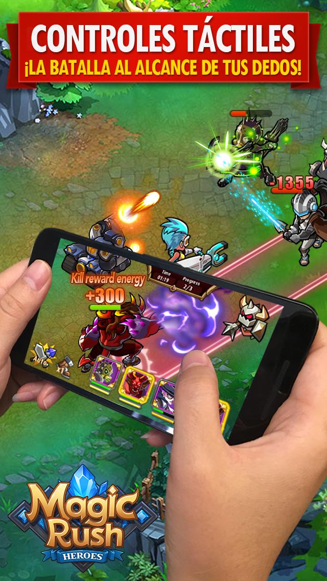 Android application Magic Rush: Heroes screenshort