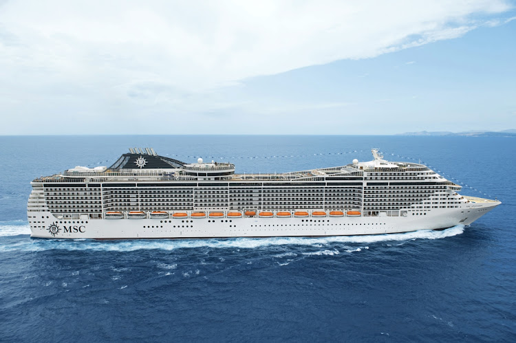 The MSC Splendida luxury cruise ship made its first voyage onto the open seas from its new home at Durban harbour.