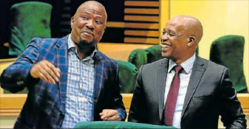 COMRADES ON COLLISION COURSE: ANC chairman Oscar Mabuyane and premier Phumulo Masualle each head a faction with a different view of October’s elective conference Picture: SINO MAJANGAZA