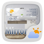 Mirror GO Weather Widget Theme Apk