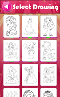 Princess Coloring Book Screenshot