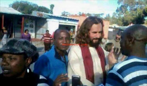 Jesus walking the streets of Chipata in Zambia? Picture Credit: thisisafrica.me