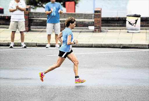 Zola Bud, who took 2nd place during the Irongirl race in East London in 2013 Picture: FILE