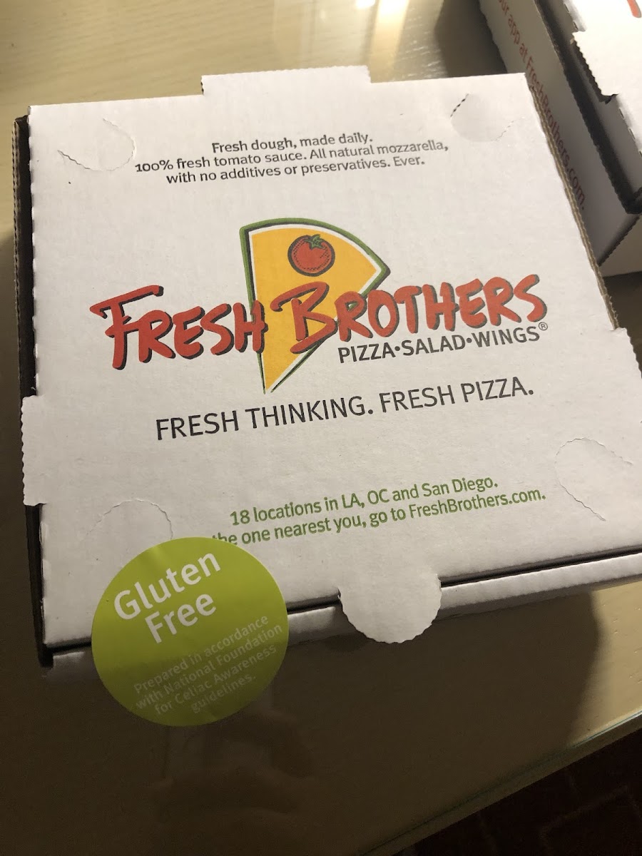Gluten-Free at Fresh Brothers