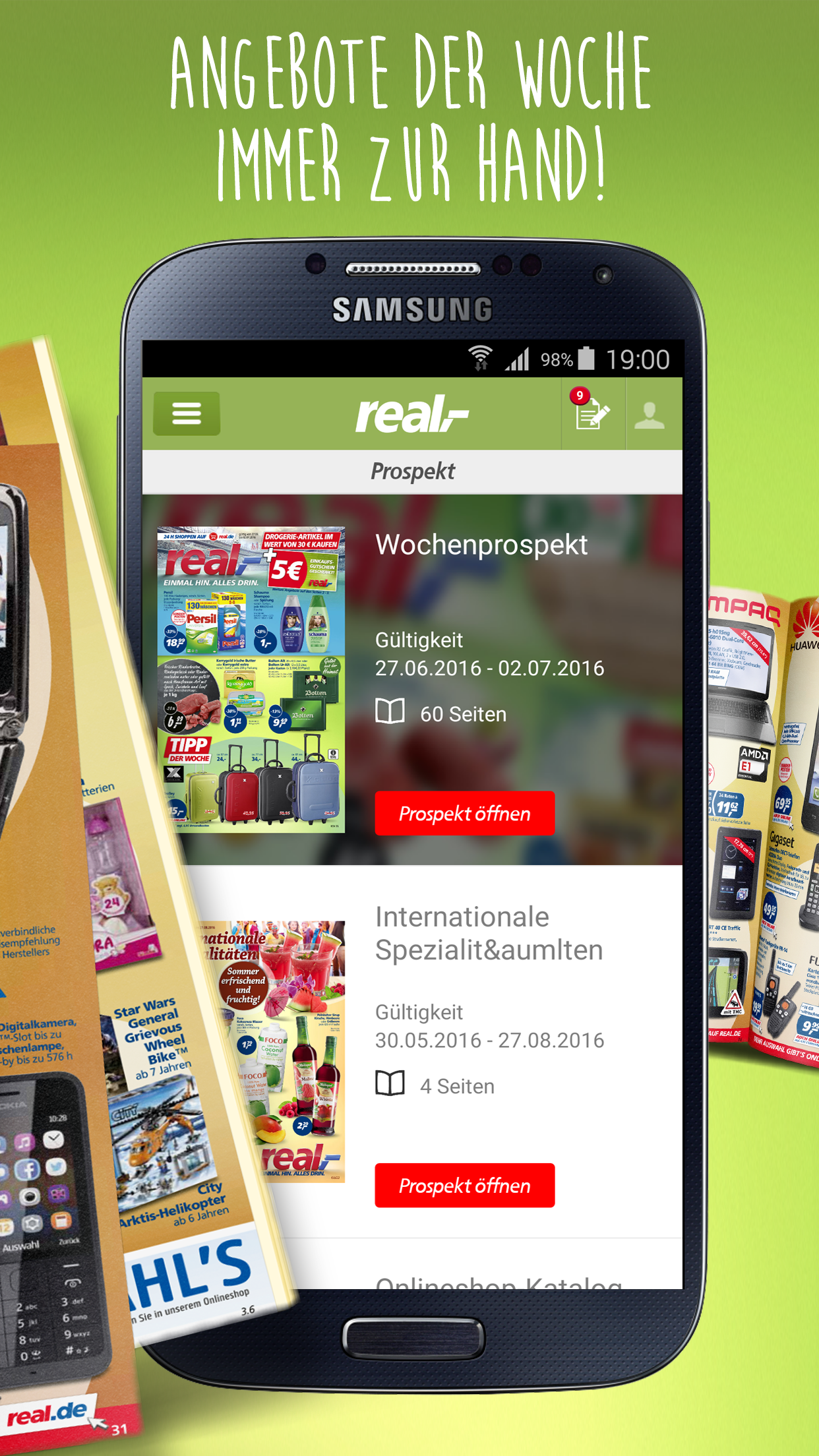 Android application real - Services & Benefits screenshort