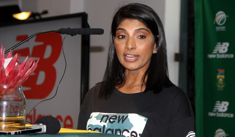 Kugandrie Govender during the CSA and New Balance kit handover at Newlands on October 8 2019 in Cape Town.