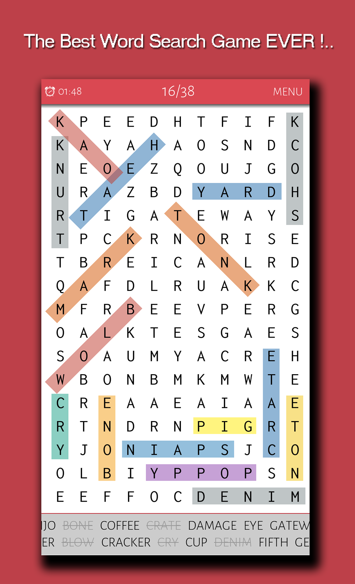 Android application Word Search screenshort