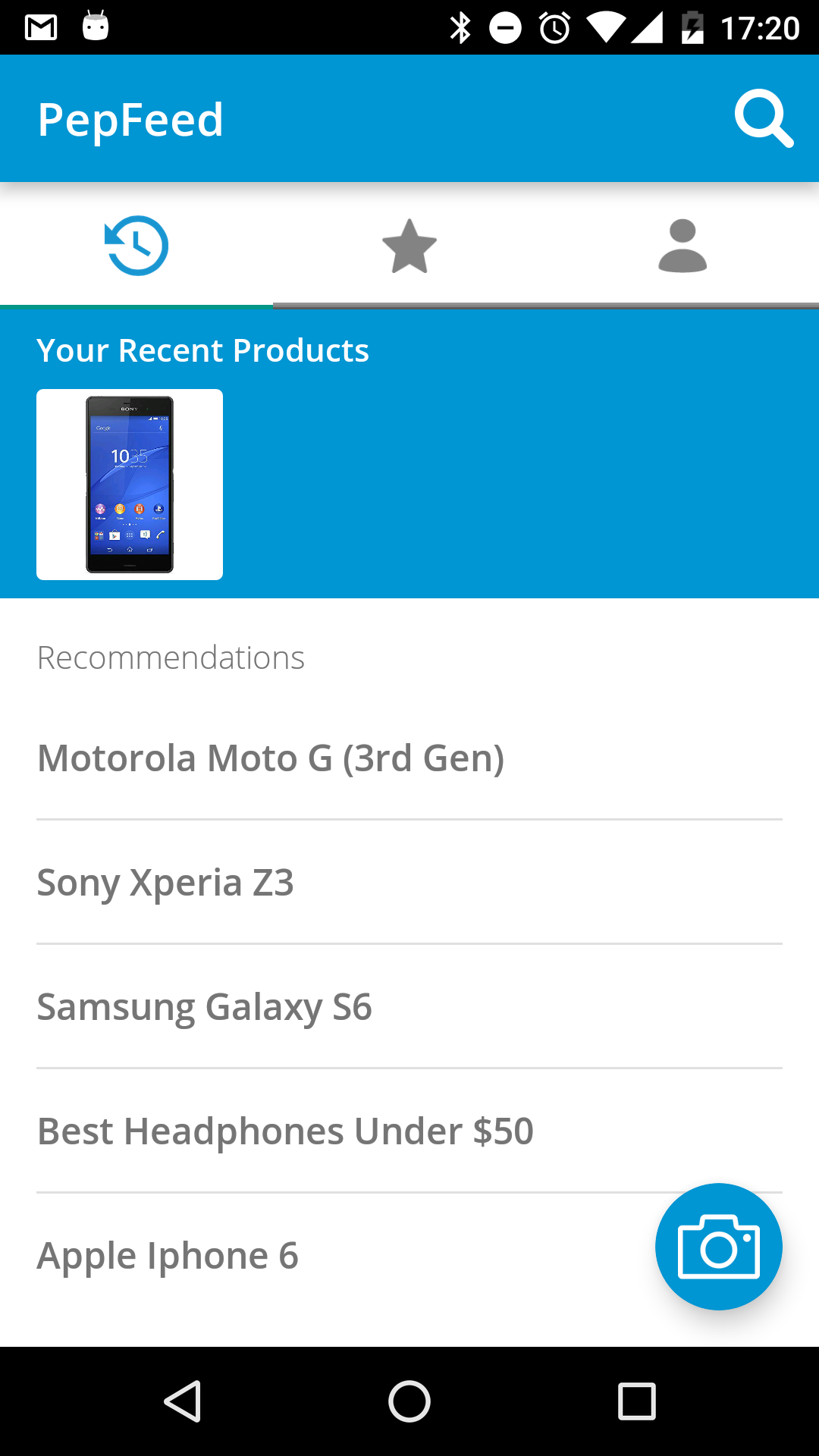 Android application PepFeed - Shopping Companion screenshort
