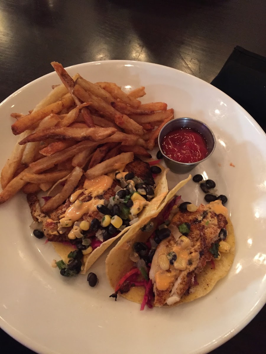 The Fish Tacos & French Fries were delish!