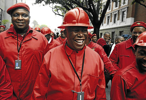 EFF sources say some in the party want Floyd Shivambu, left, to take over from Julius Malema, who is under fire over the handling of party finances.