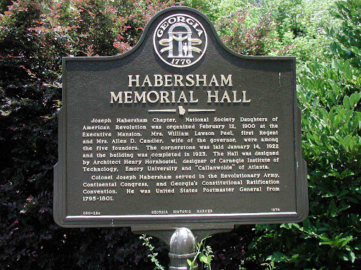 Joseph Habersham Chapter, National Society Daughters of the American Revolution was organized February 12, 1900 at the Executive Mansion. Mrs. William Lawson Peel, first Regent and Mrs. Allen D....