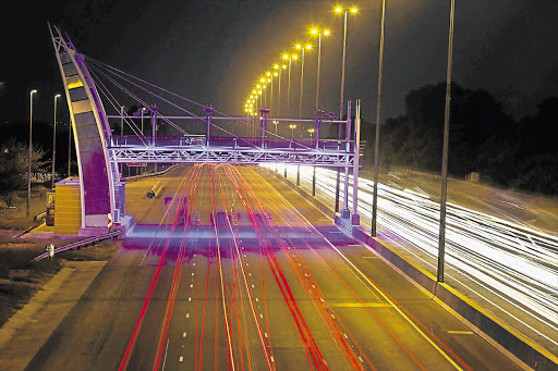 An e-toll gantry on the N1 highway in Johannesburg. File photo