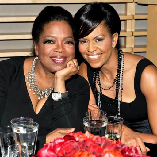 Michelle Obama and Oprah Winfrey. File Photo