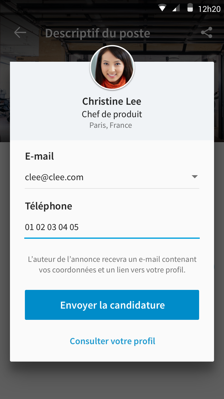 Android application LinkedIn Job Search screenshort