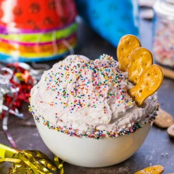 Skinny(er) Funfetti Cake Batter Dip