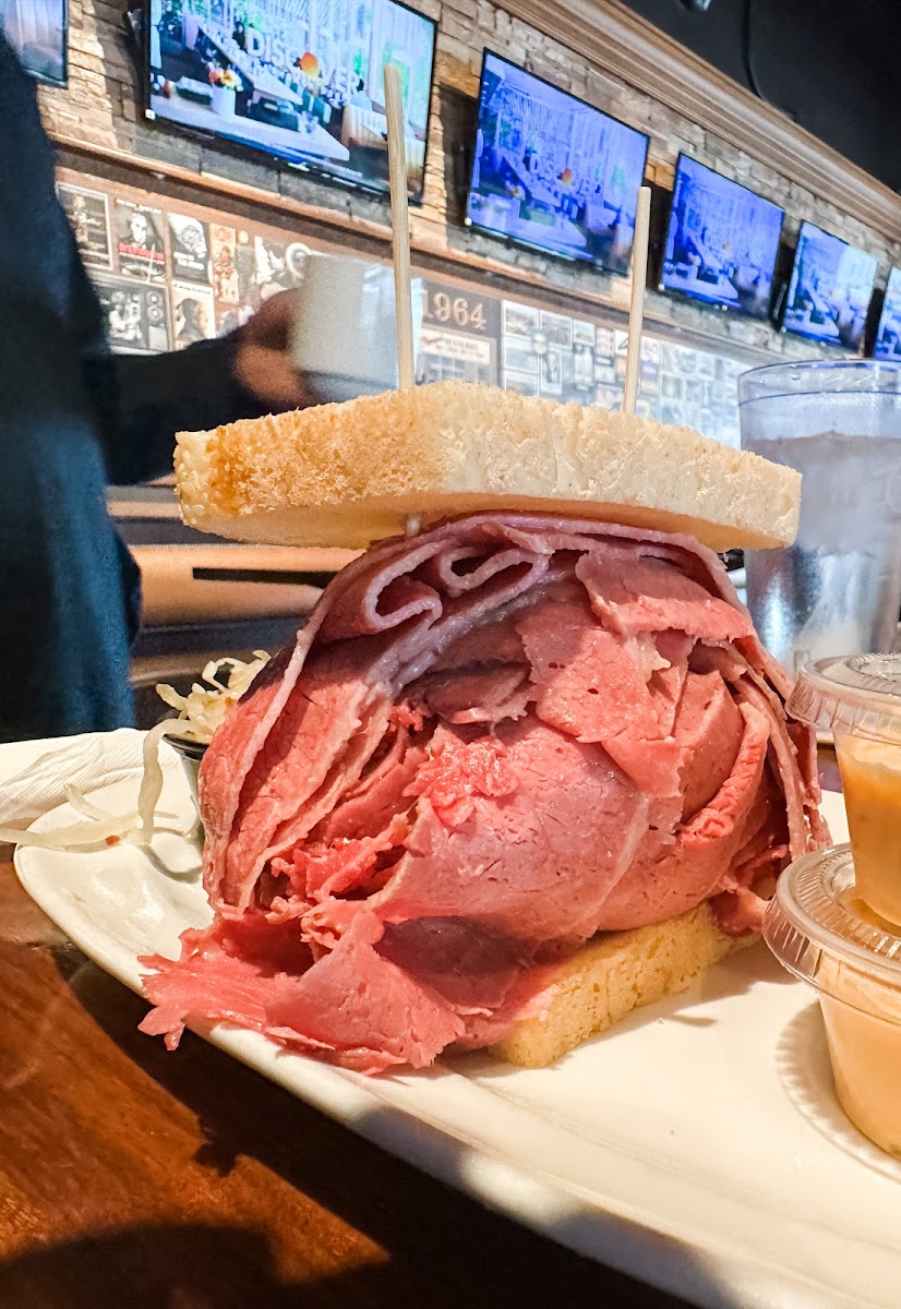 The Original corned beef on GF bread