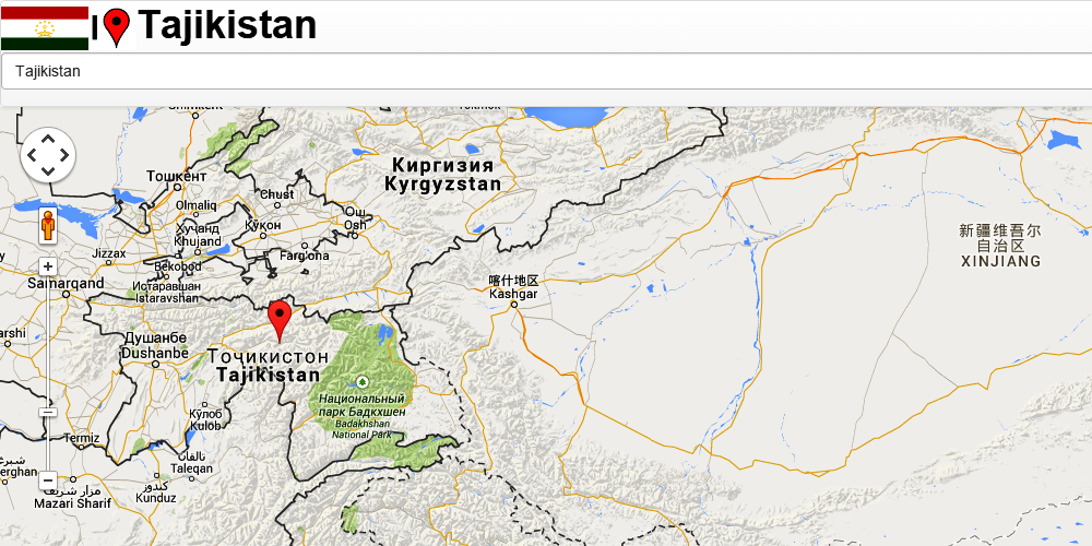 Tajikistan map — приложение на Android