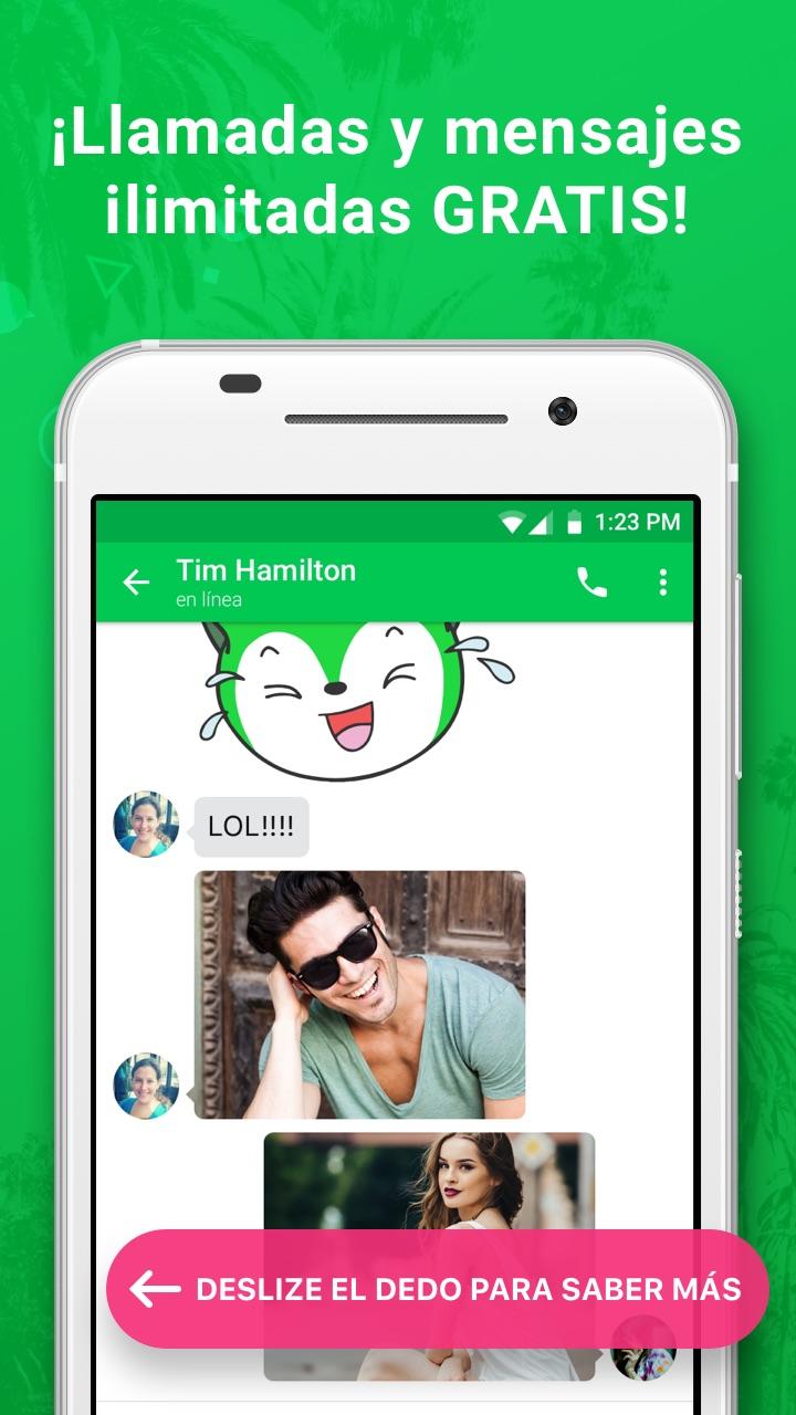 Android application textPlus: Text Message + Call screenshort