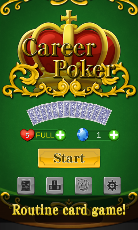 Android application Career Poker screenshort