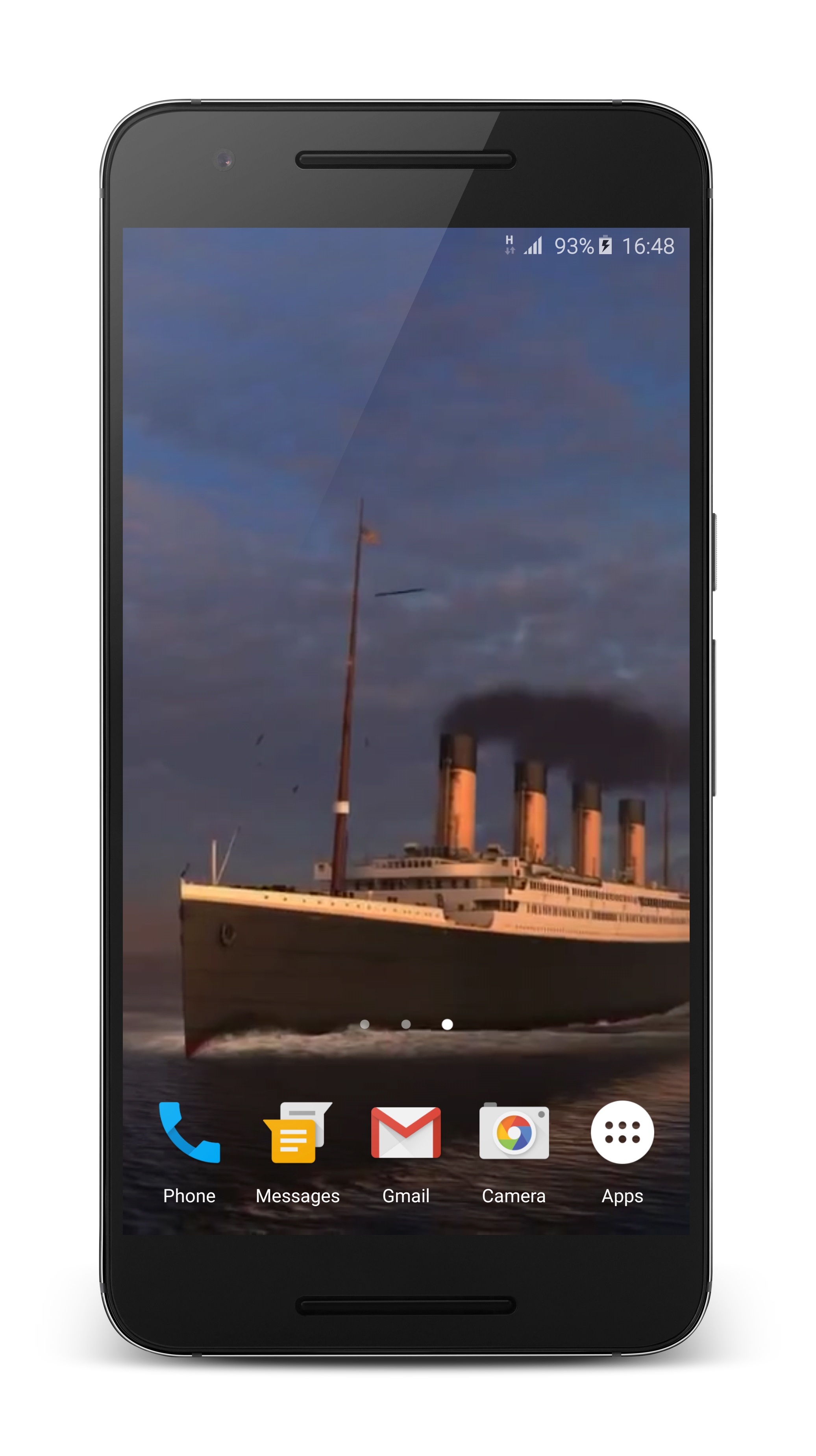 Android application Titanic 3D Live Wallpaper screenshort