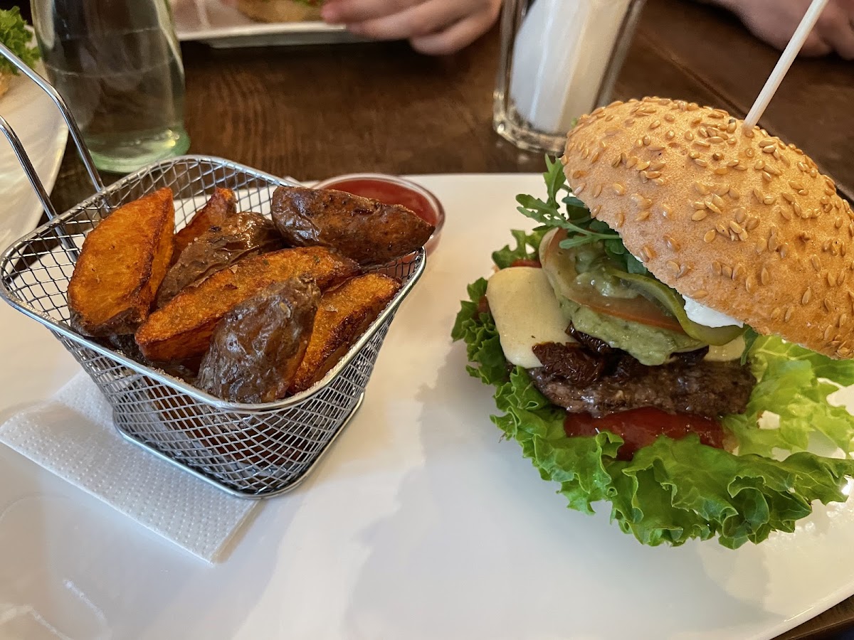 Gluten-Free Burgers at Burgerie