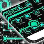 Neon Green Tech Theme Apk