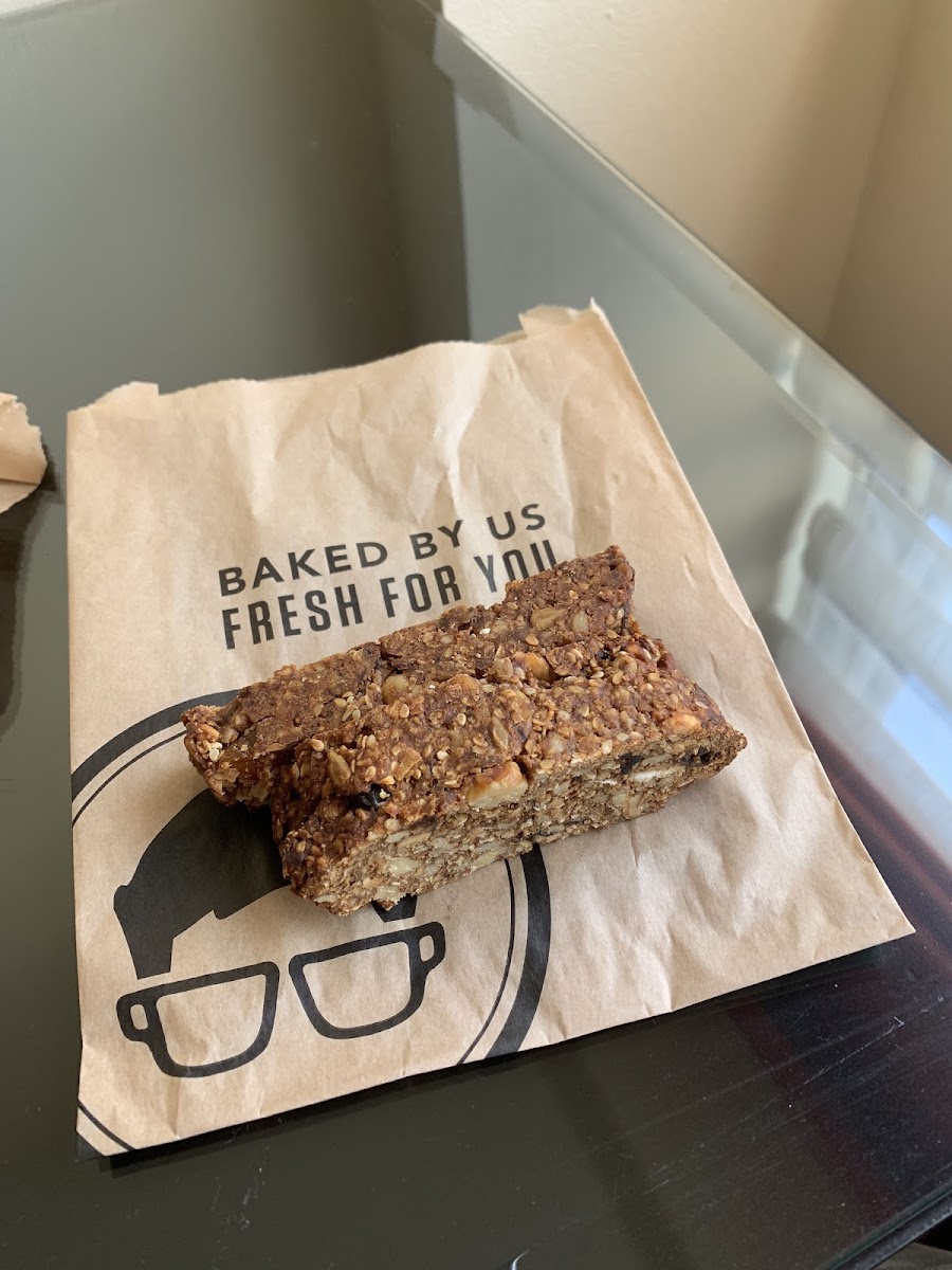 GF vegan bar