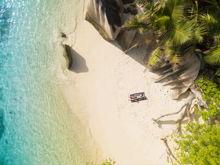 Anse Source d’Argent on the charming island of La Digue is possibly the most famous island in the Seychelles.