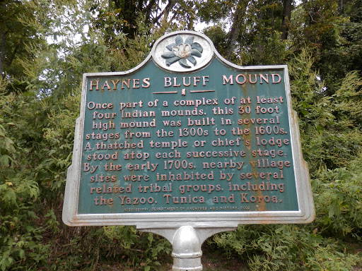 Once part of a complex of at least four Indian mounds, this 30 foot high mound was built in several stages from the 1300s to the 1600s. A thatched temple or chief's lodge stood atop each...