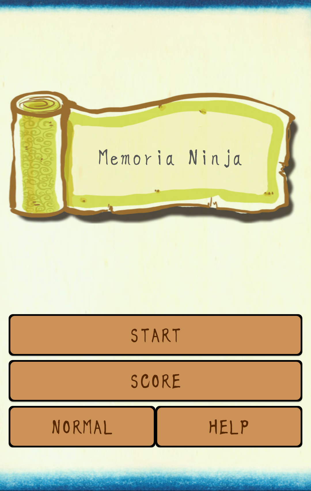 Android application Memory Ninja screenshort