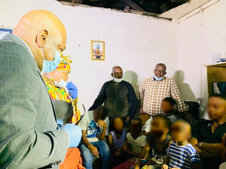 A family of 20 was found living in a two-room structure in Alexandra. SowetanLIVE has blurred faces to protect the identity of the children.