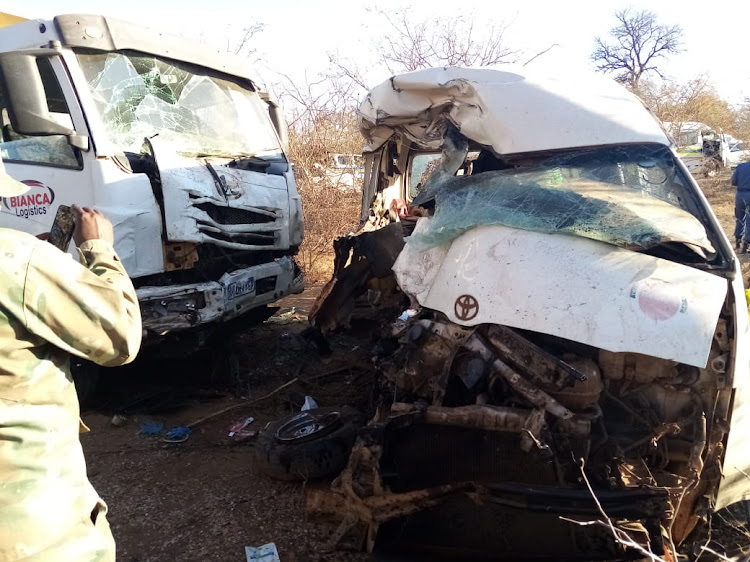 The accident happened between Xawela and Nkomo villages just after 2pm on Sunday.