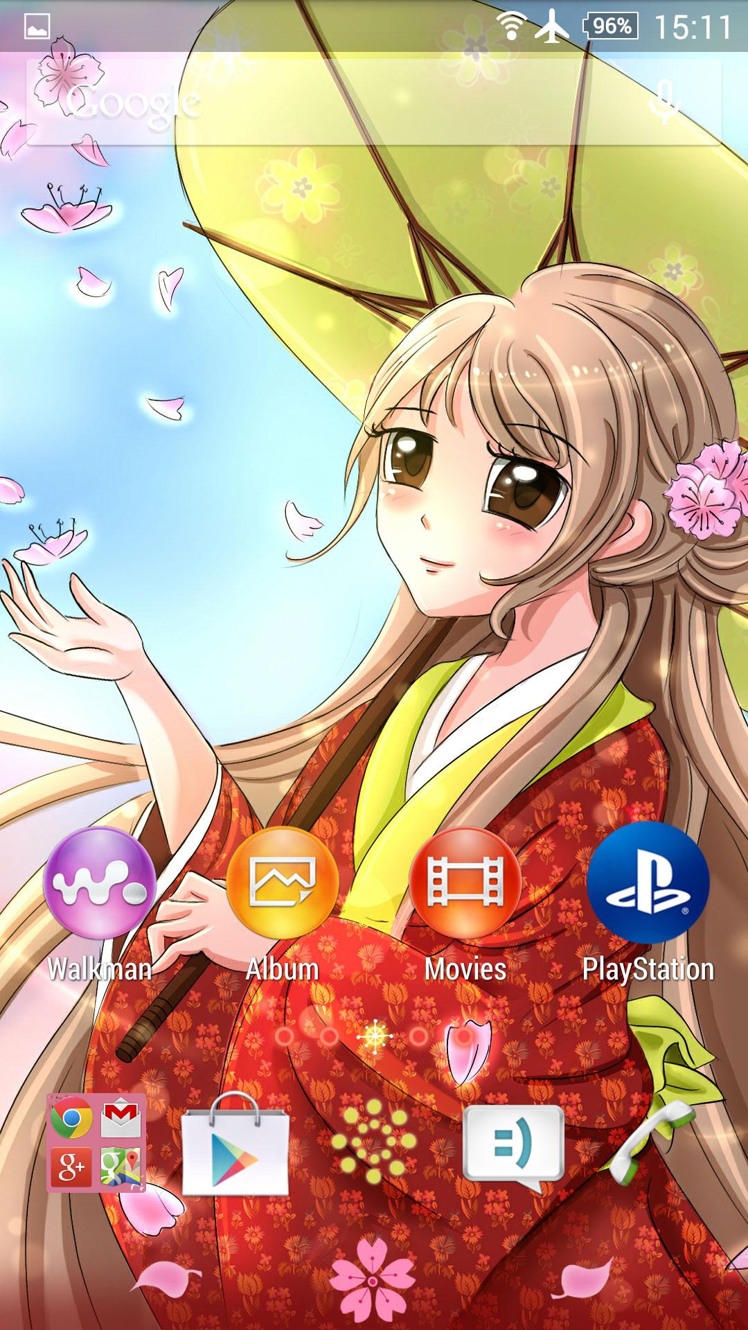 Android application XPERIA™Cherry Blossom Theme screenshort