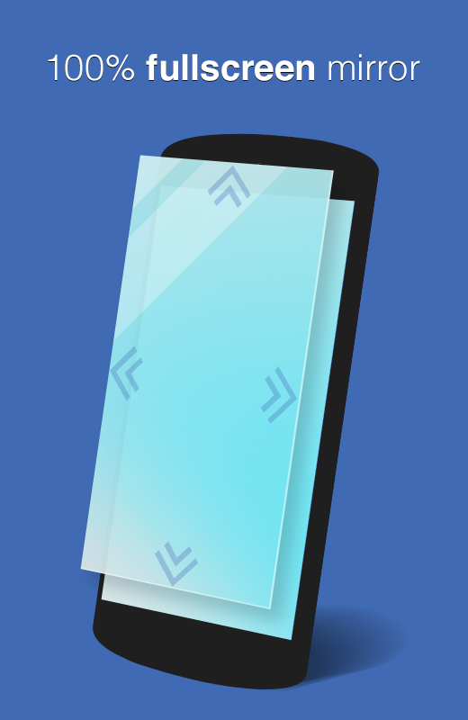 Android application Fullscreen Mirror App screenshort