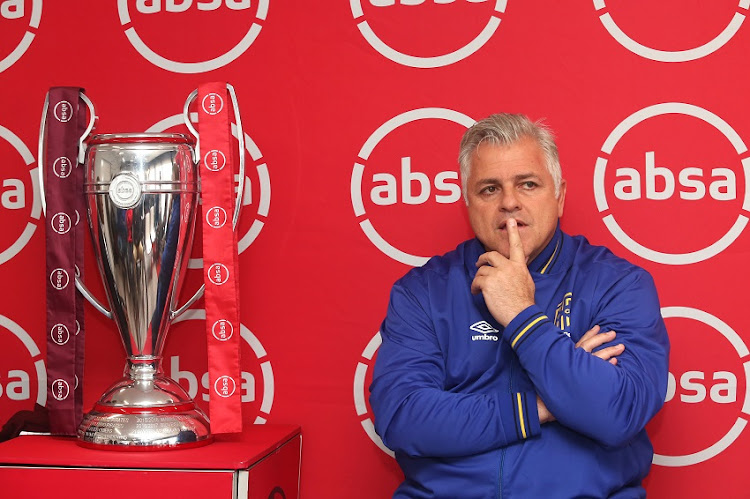 Cape Town City FC Chairman John Comitis during the Cape Town City FC press conference at Radisson Red Hotel on September 13, 2018 in Cape Town, South Africa.