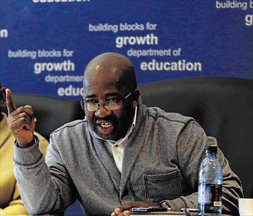 Education HoD Mthunywa Ngonzo will be relieved of his duties Picture: ALAN EASON