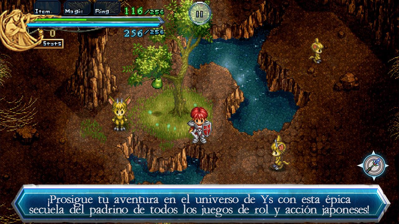 Android application Ys Chronicles II screenshort