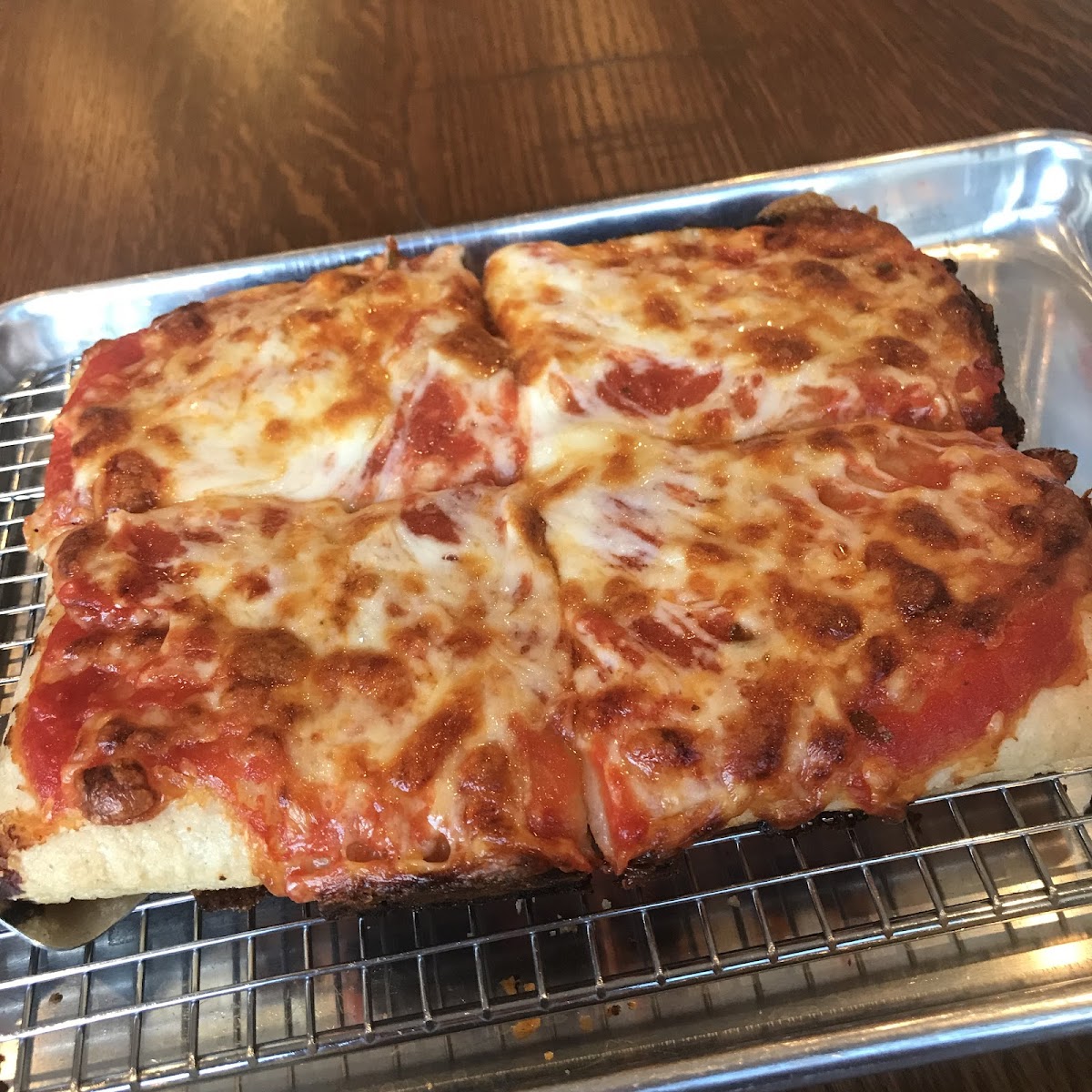 I haven’t had real pizza in 7 years. I was completely blown away from the flavor, texture, quality of ingredients care put into this pizza. Pizza so good it reminded me of my Sicilian grandmothers