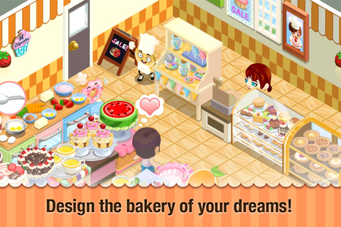Android application Bakery Story: Valentines Day screenshort