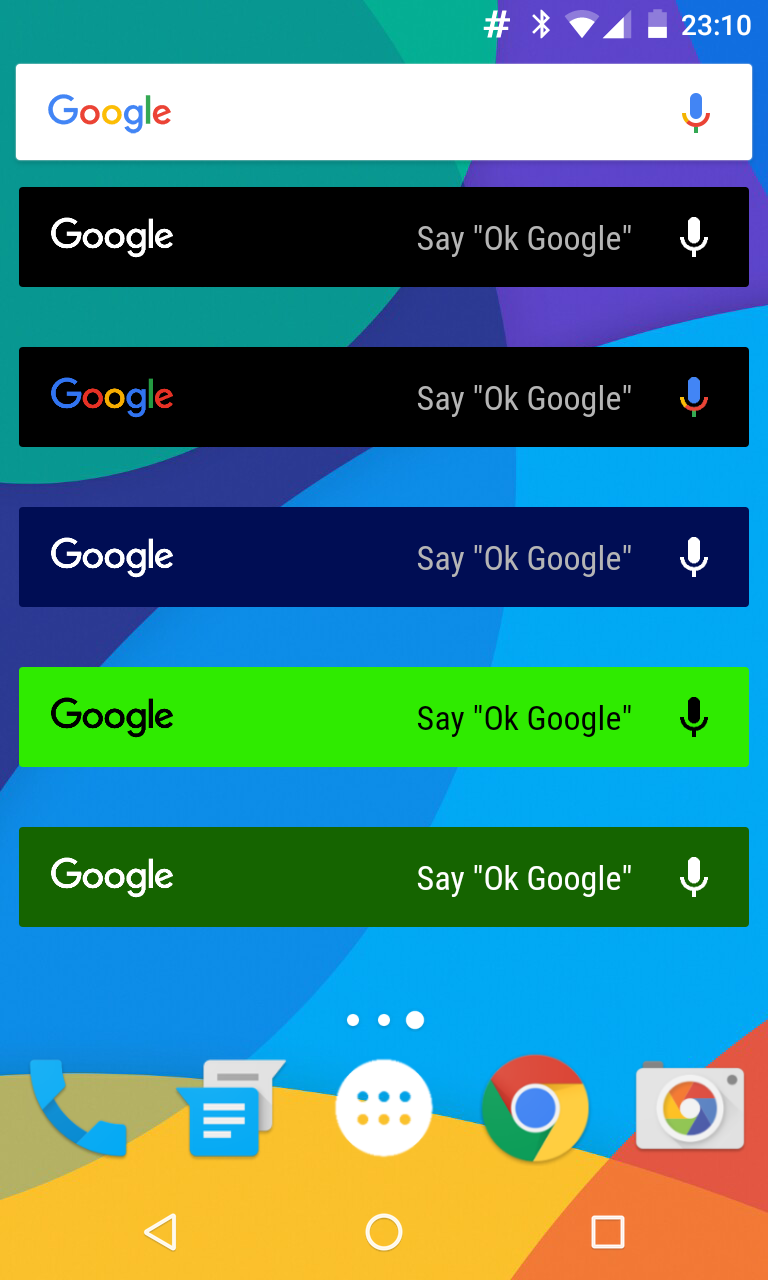 Android application Search Bar M screenshort